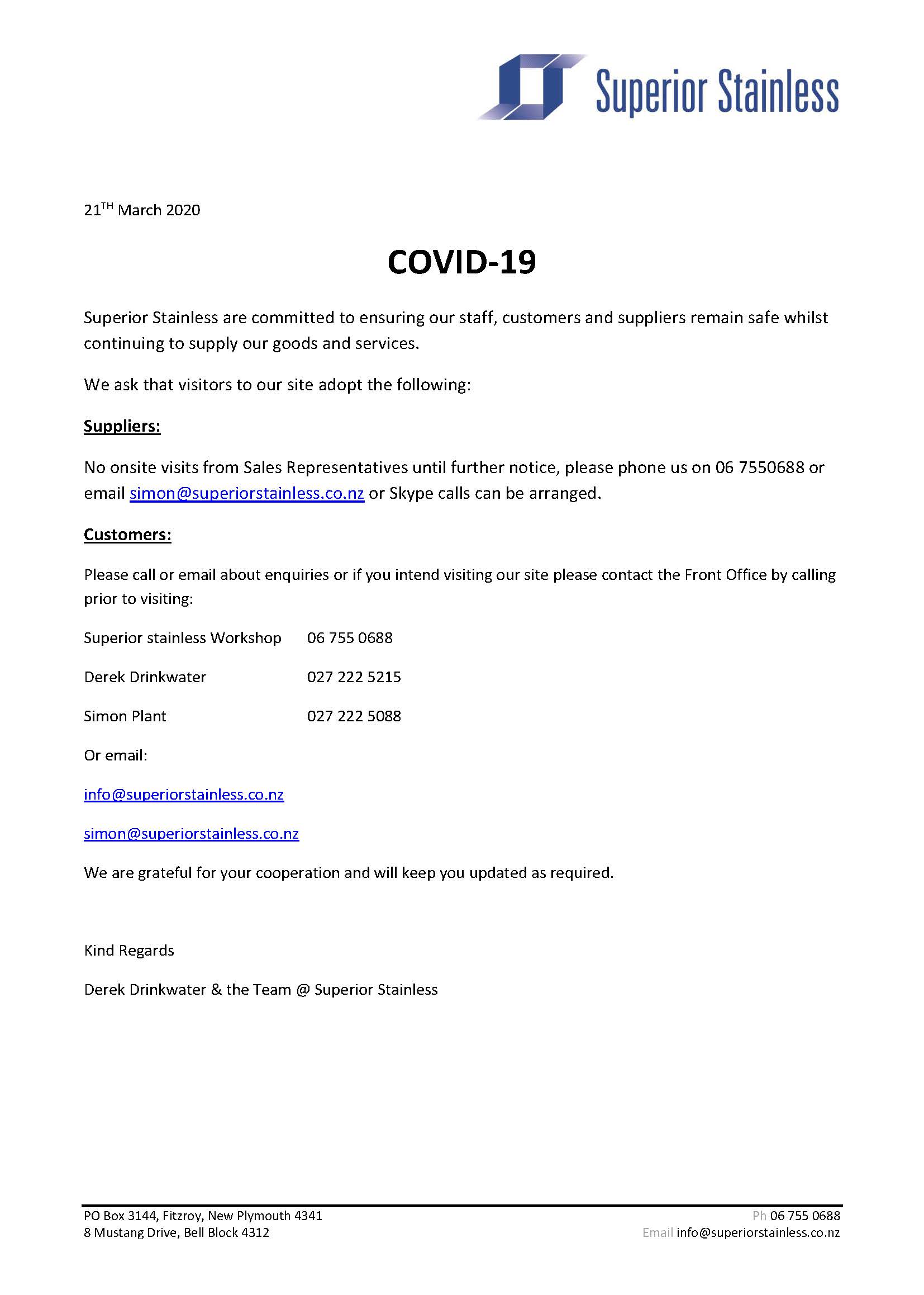 Covid 19 Work Excuse Template